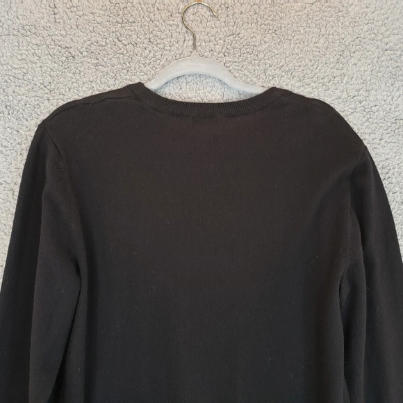 Old Navy Mens Black All Cotton Knit Closet Staple Sweater. Sz M - Picture 8 of 11